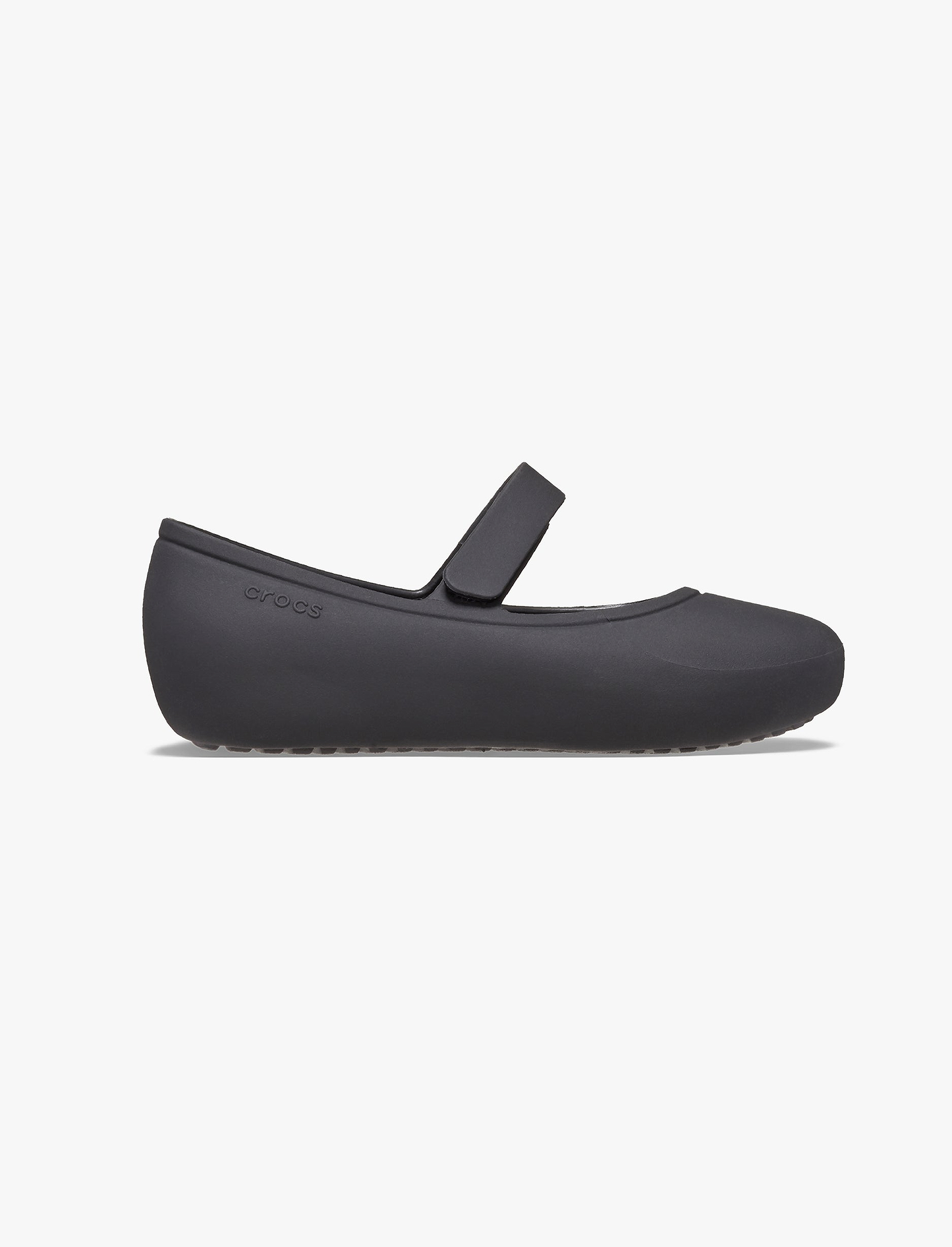 Crocs Brooklyn Mary Jane Flat T - נעלי בובה שטוחות קרוקס ברוקלין מרי ג'ין לבנות בצבע שחור