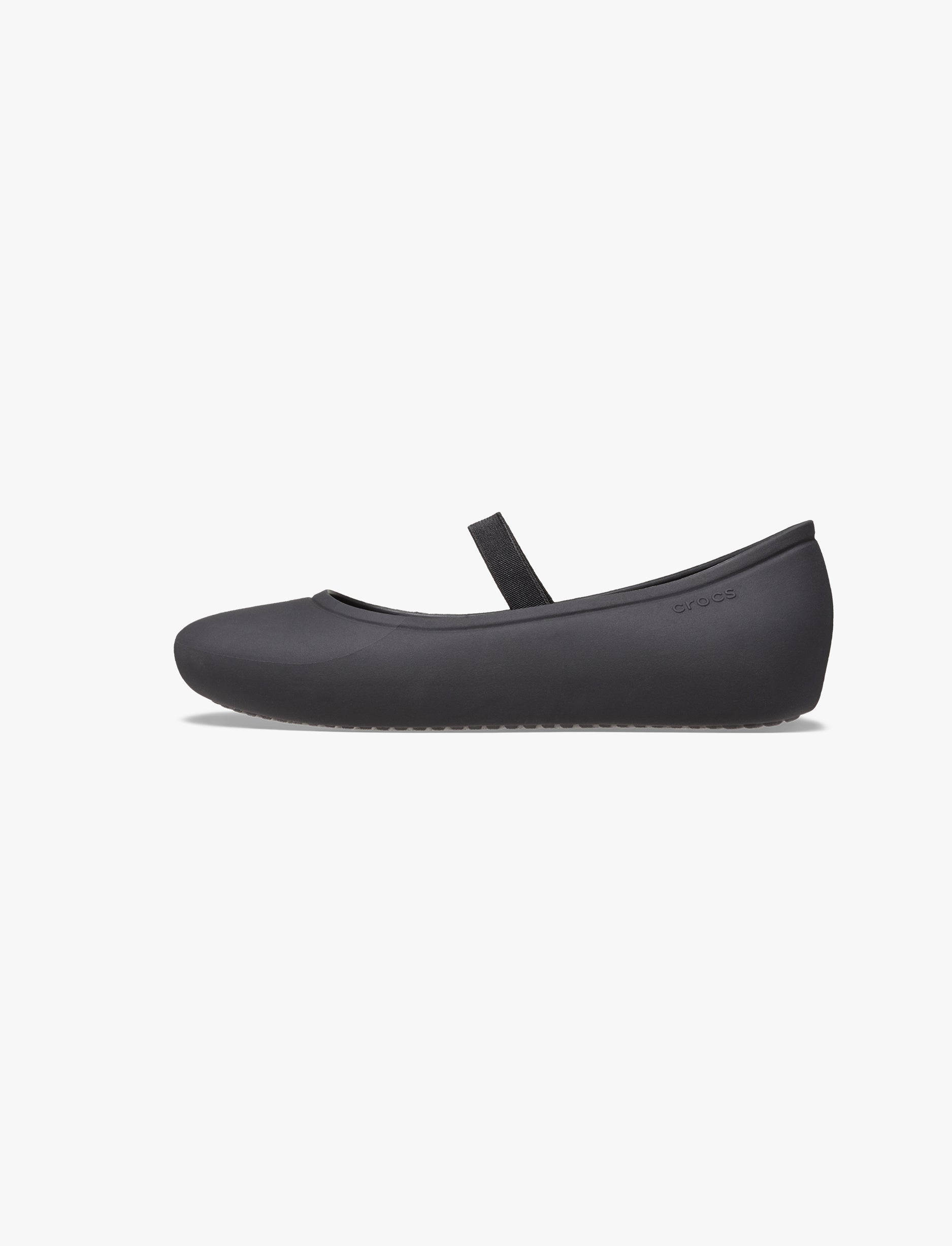 Crocs Brooklyn Mary Jane Flat T - נעלי בובה שטוחות קרוקס ברוקלין מרי ג'ין לבנות