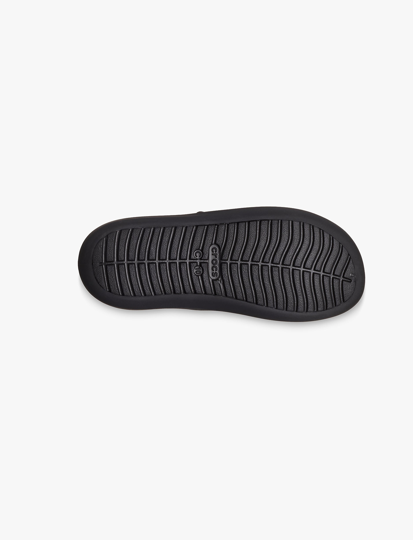 Crocs Brooklyn Mary Jane Flat T - נעלי בובה שטוחות קרוקס ברוקלין מרי ג'ין לבנות בצבע שחור