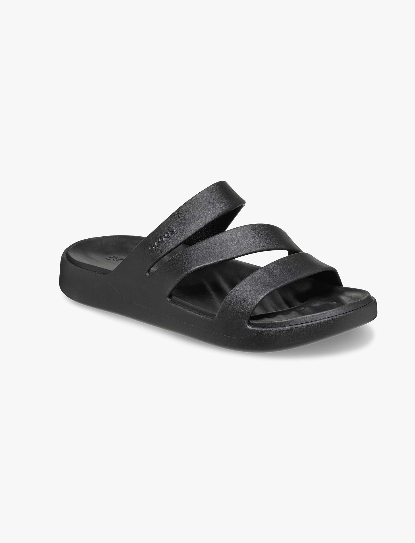 Crocs Getaway Strappy - כפכפי קרוקס לנשים בצבע שחור