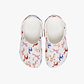 Crocs Classic Character Print Clog K - כפכפים לילדים קרוקס בצבע לבן/צבעוני בהדפס יוניקורן