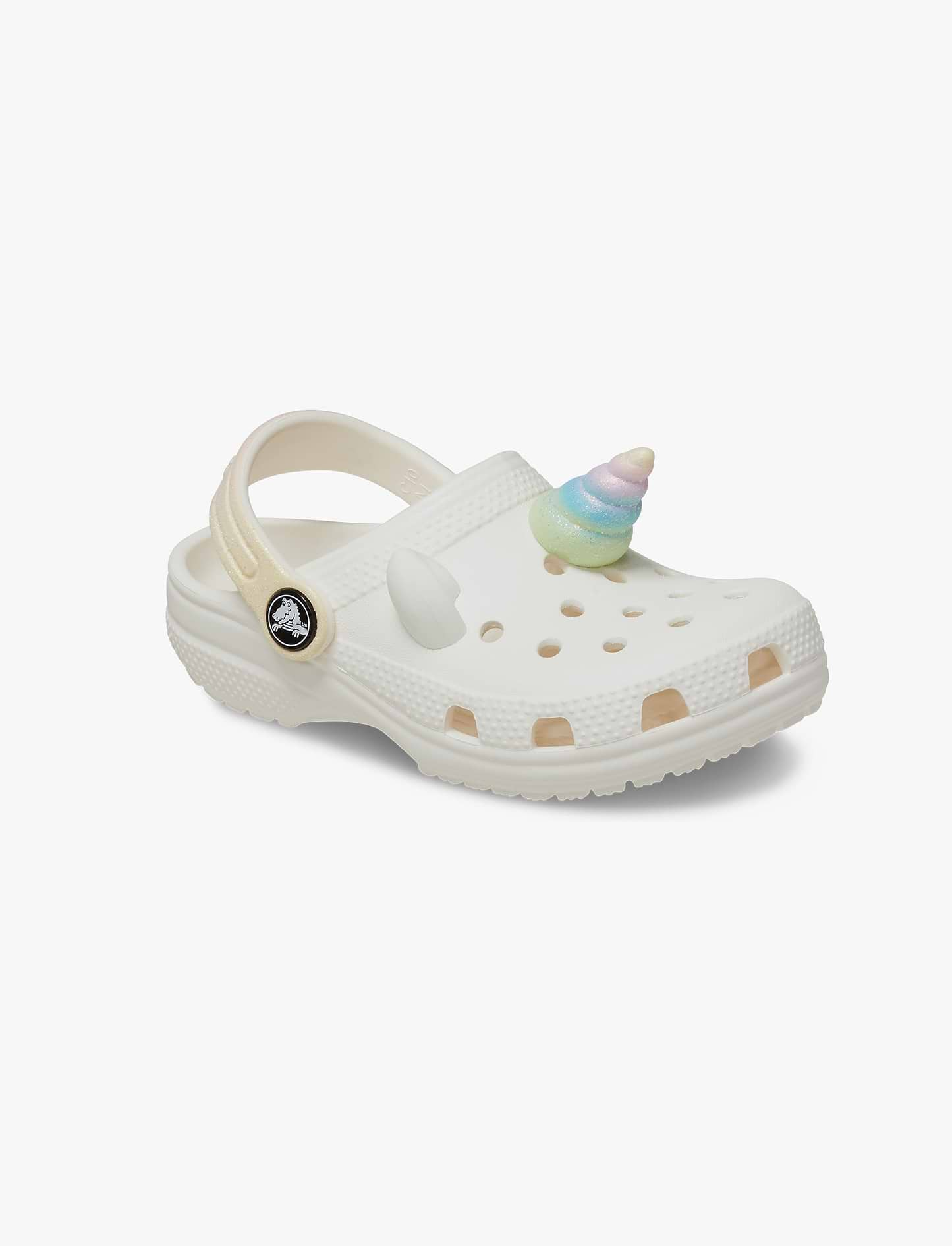 Crocs Classic I AM Rainbow Unicorn Clog T - כפכפי קרוקס קלוג לילדים יוניקורן בצבע לבן