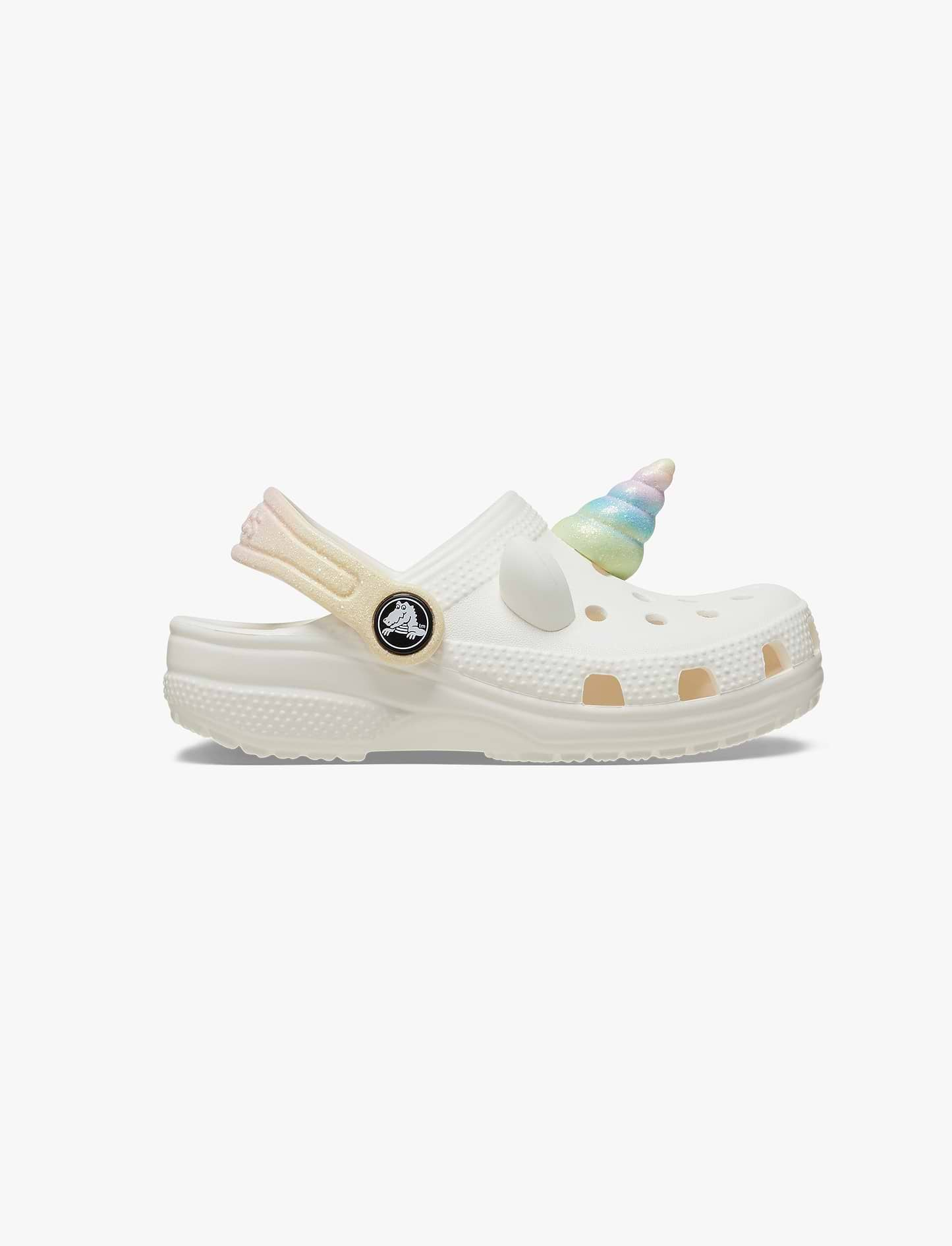 Crocs Classic I AM Rainbow Unicorn Clog T - כפכפי קרוקס קלוג לילדים יוניקורן בצבע לבן