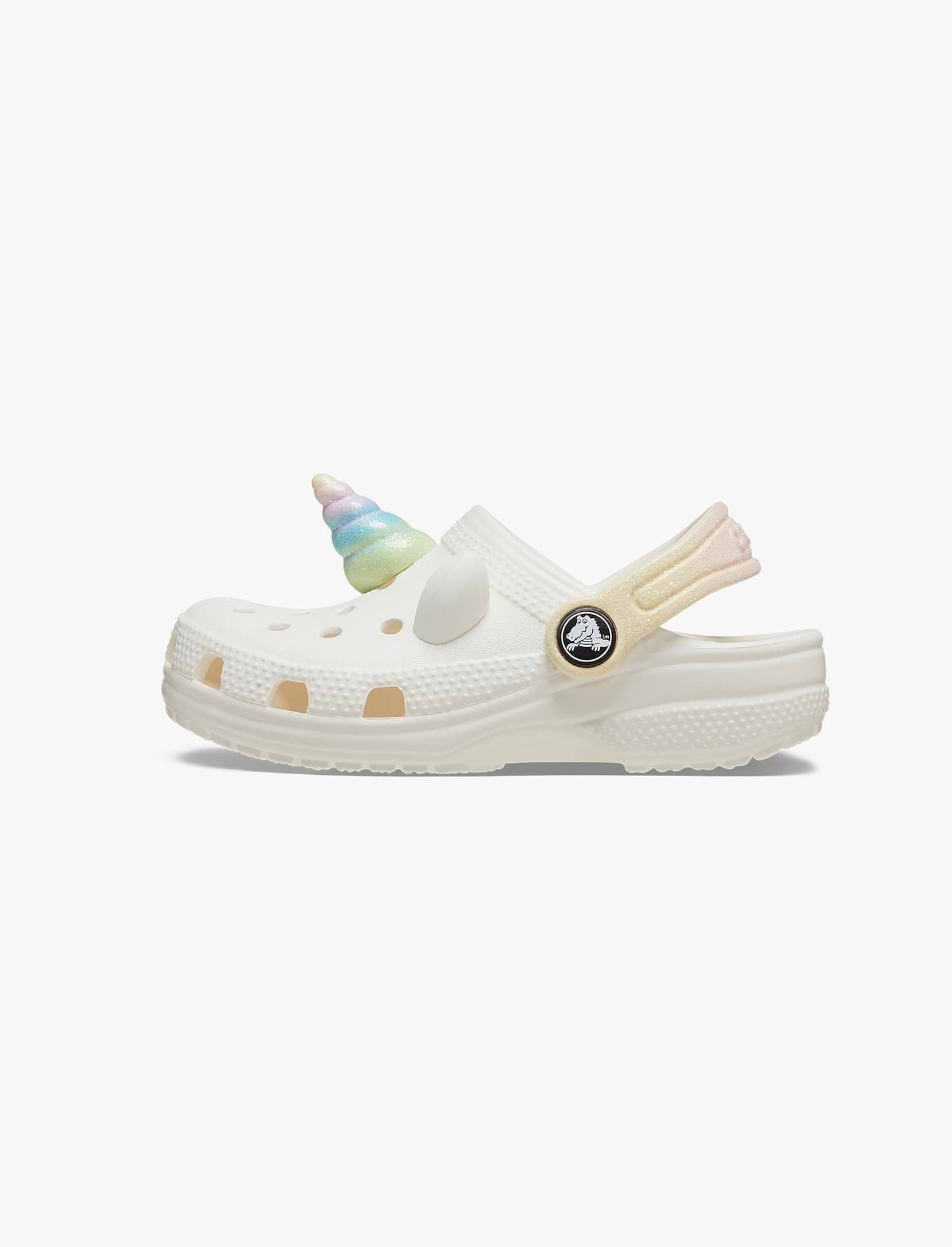 Crocs Classic I AM Rainbow Unicorn Clog T - כפכפי קרוקס קלוג לילדים יוניקורן בצבע לבן