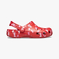 Crocs Classic VDay Clog K - כפכפי קרוקס לילדות בהדפס לבבות בצבע ורוד