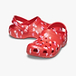 Crocs Classic VDay Clog K - כפכפי קרוקס לילדות בהדפס לבבות בצבע ורוד