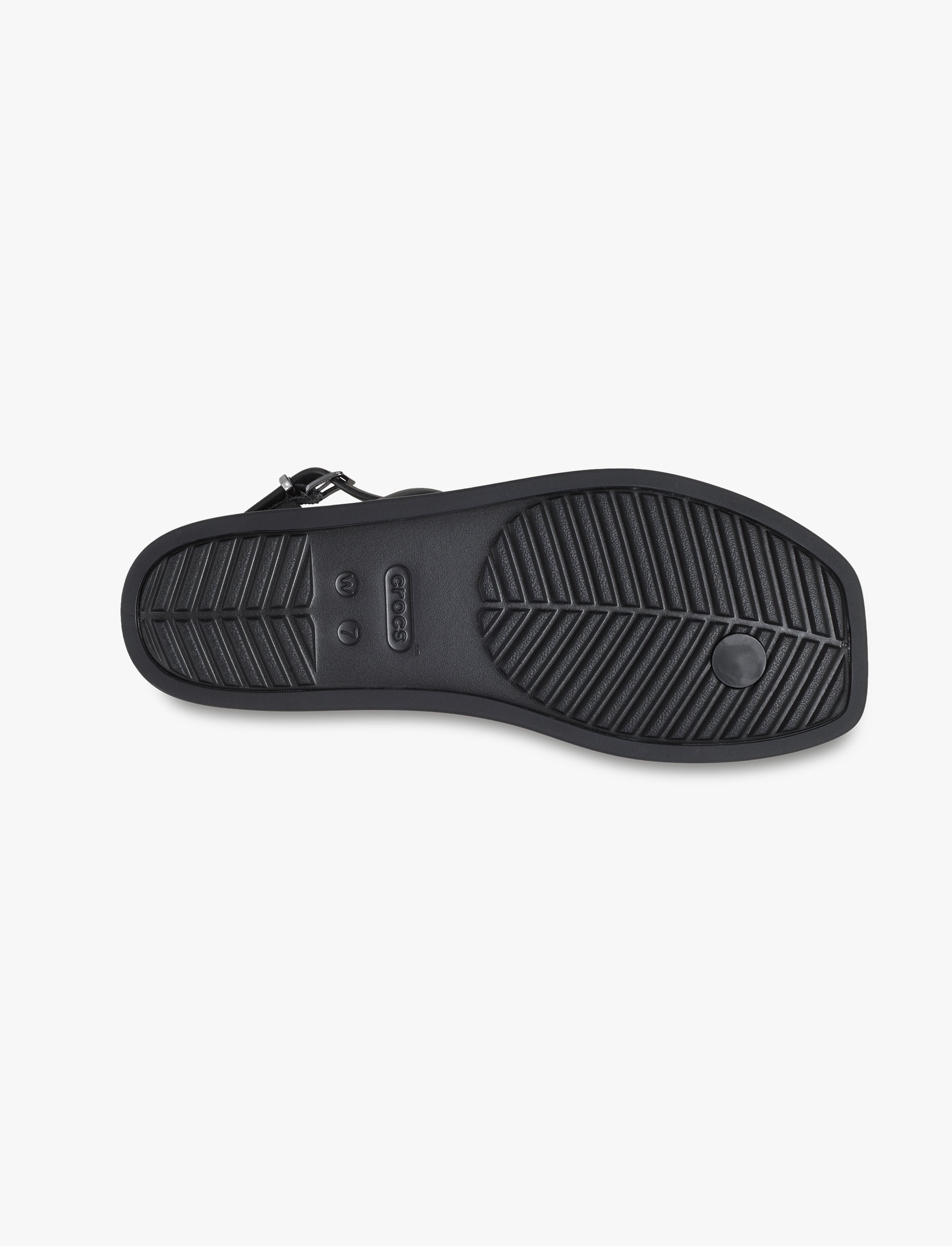 Miami Thong Sandal Crocs - סנדלי אצבע קרוקס לנשים בצבע שחור