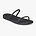 Crocs Miami Two Strap Sandal  - כפכפי קרוקס מיאמי 2 רצועות לנשים בצבע שחור