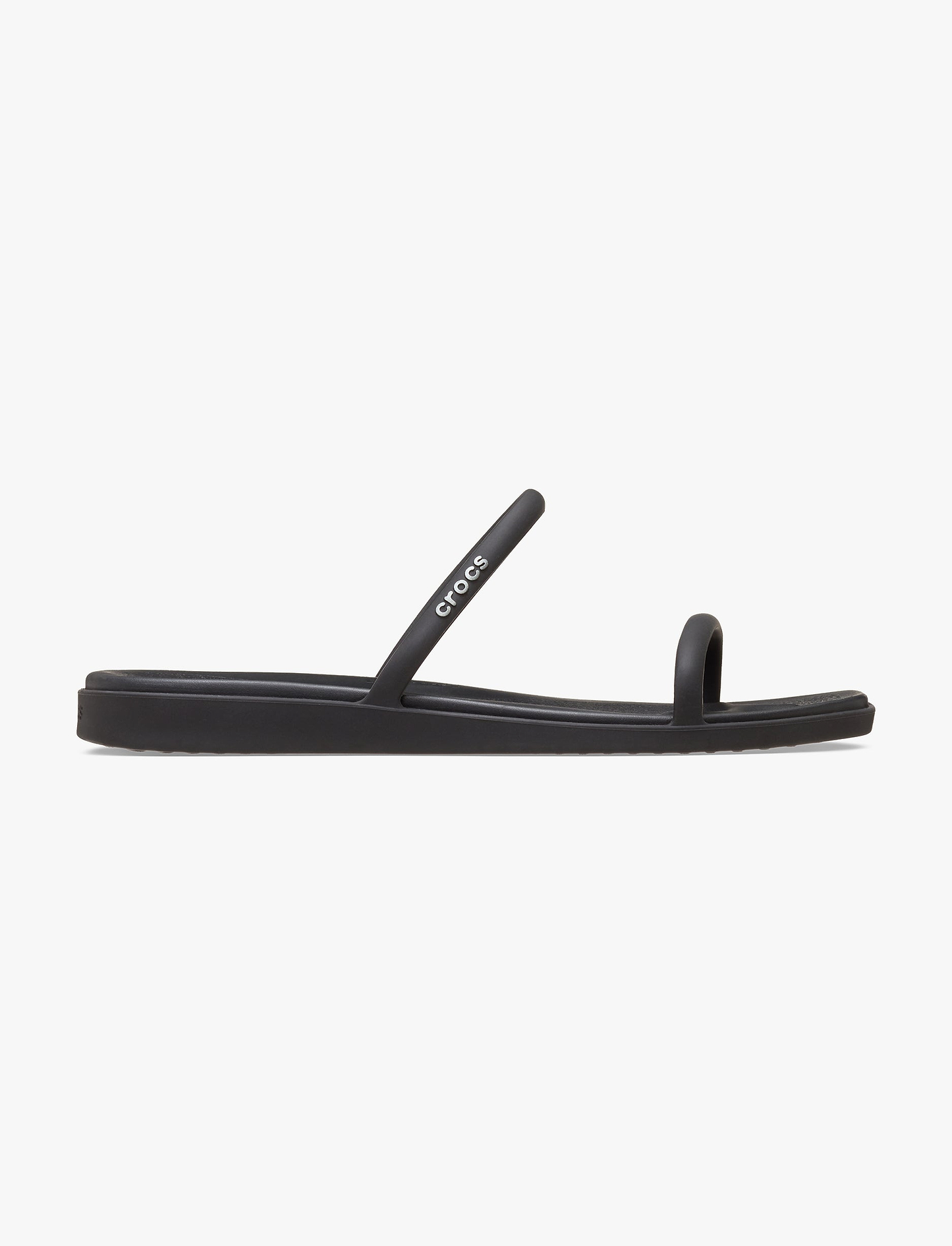 Crocs Miami Two Strap Sandal  - כפכפי קרוקס מיאמי 2 רצועות לנשים בצבע שחור
