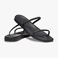 Crocs Miami Two Strap Sandal  - כפכפי קרוקס מיאמי 2 רצועות לנשים בצבע שחור