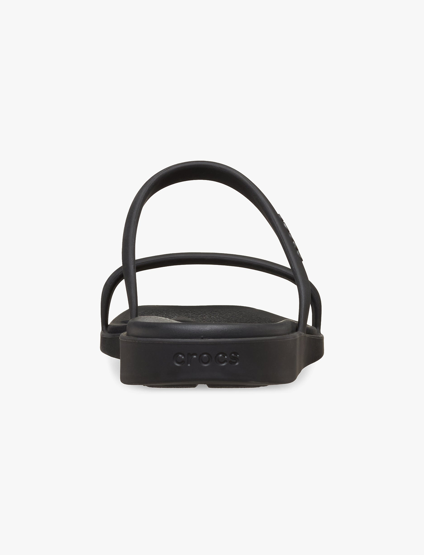 Crocs Miami Two Strap Sandal  - כפכפי קרוקס מיאמי 2 רצועות לנשים בצבע שחור