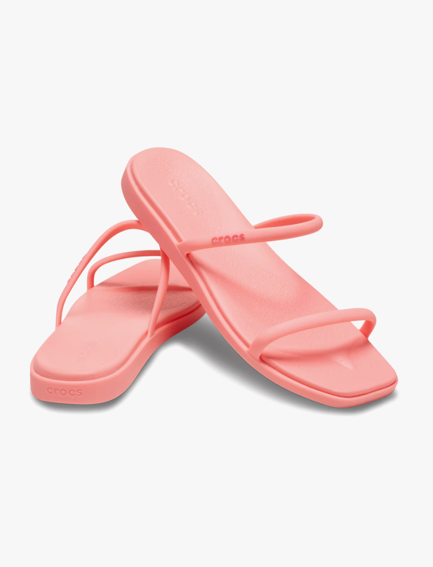 Crocs Miami Two Strap Sandal  - כפכפי קרוקס מיאמי 2 רצועות לנשים בצבע גויאבה