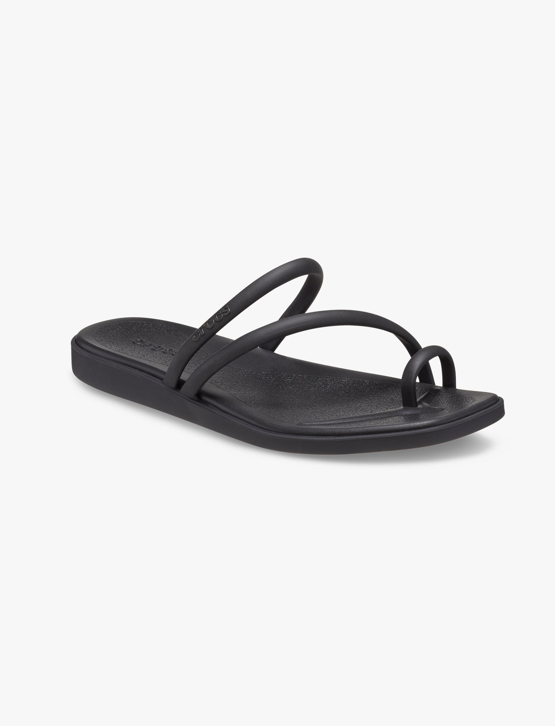 Crocs Miami Toe Loop Sandal - סנדלי קרוקס מיאמי לנשים בצבע שחור