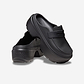Crocs Stomp Loafer - כפכפי מוקסין פלטפורמה קרוקס לנשים בצבע שחור