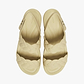 Crocs Brooklyn Woven Upper Low Wedge  -  סנדלי פלטפורמה קרוקס ברוקלין לנשים בצבע צ'אי