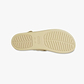 Crocs Brooklyn Woven Upper Low Wedge  -  סנדלי פלטפורמה קרוקס ברוקלין לנשים בצבע צ'אי