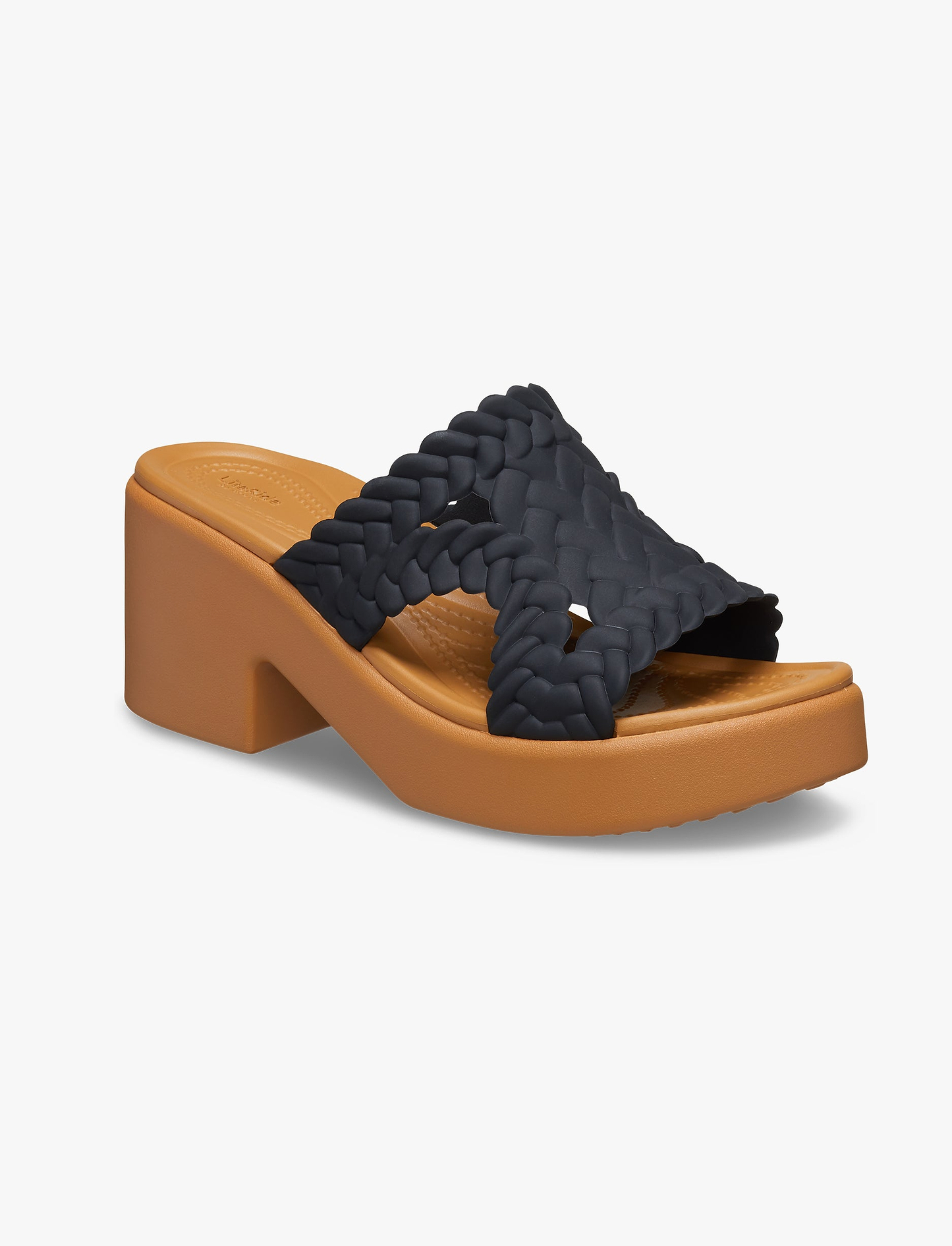 Crocs Brooklyn Woven Slide Heel - כפכפי עקב קרוקס ברוקלין לנשים