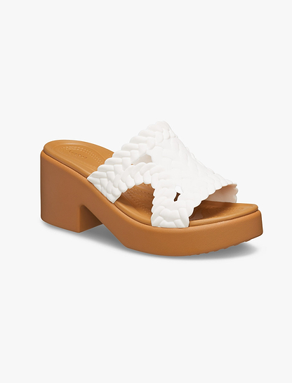 Crocs Brooklyn Woven Slide Heel - כפכפי עקב קרוקס ברוקלין לנשים
