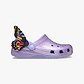 Crocs Classic I AM Butterfly Clog T - כפכפי קרוקס קלוג בעיטור פרפר בצבע סגול נצנצים