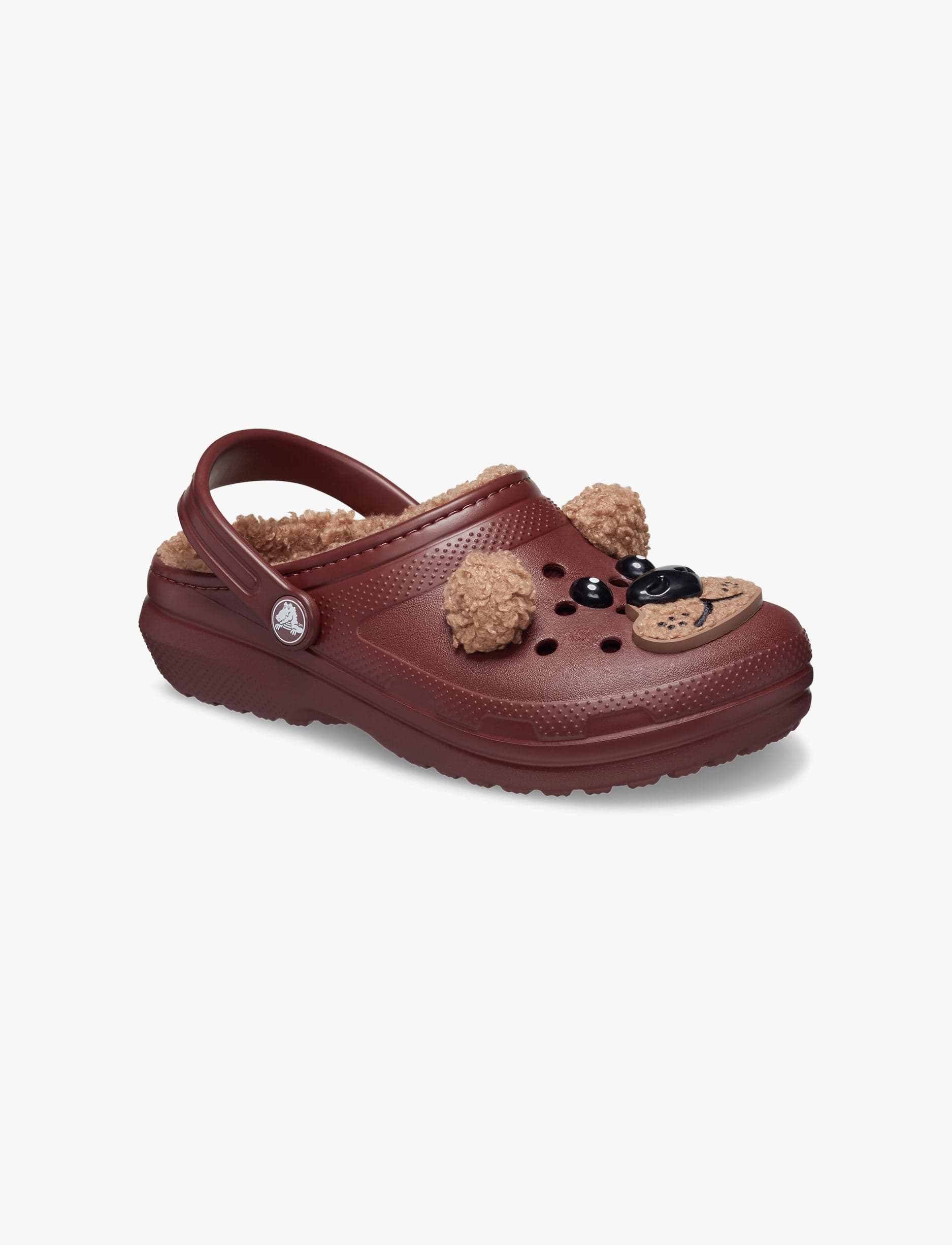 Crocs Classic Lined I AM Brown Bear Clog T - כפכפי קלוג קרוקס בעיצוב דוב לפעוטות בצבע חום