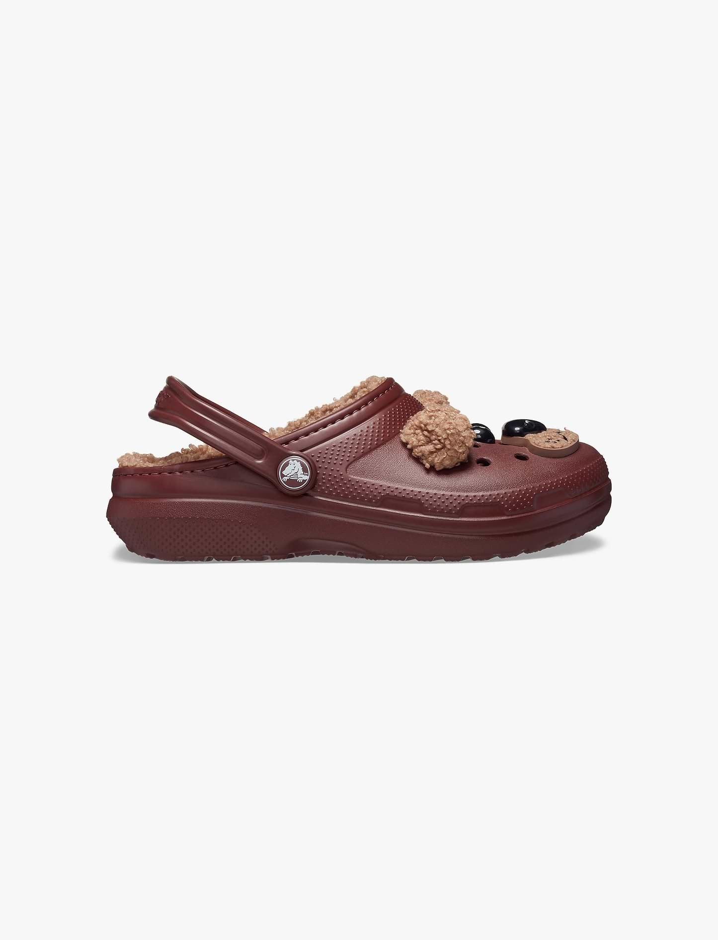 Crocs Classic Lined I AM Brown Bear Clog T - כפכפי קלוג קרוקס בעיצוב דוב לפעוטות בצבע חום