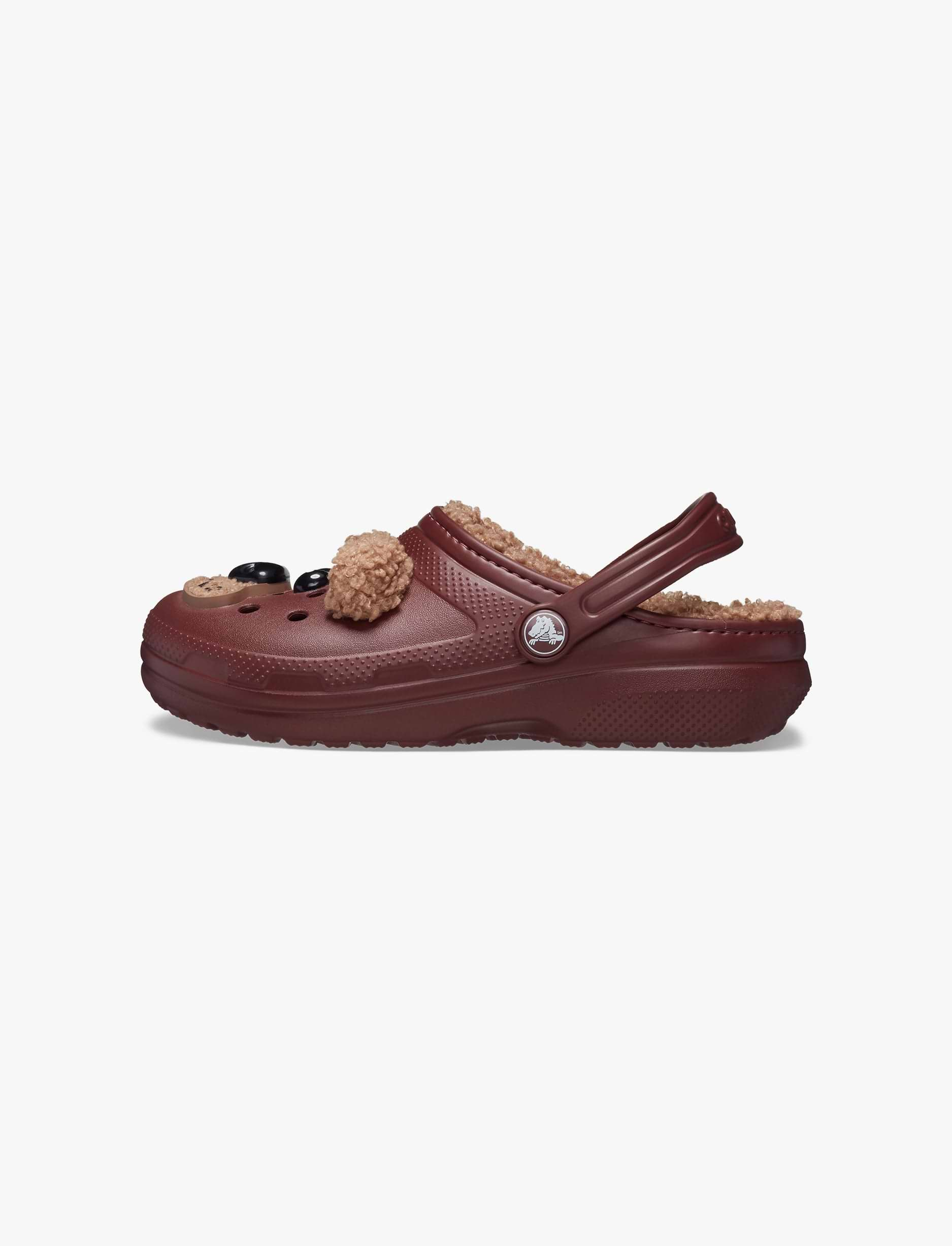 Crocs Classic Lined I AM Brown Bear Clog T - כפכפי קלוג קרוקס בעיצוב דוב לפעוטות בצבע חום