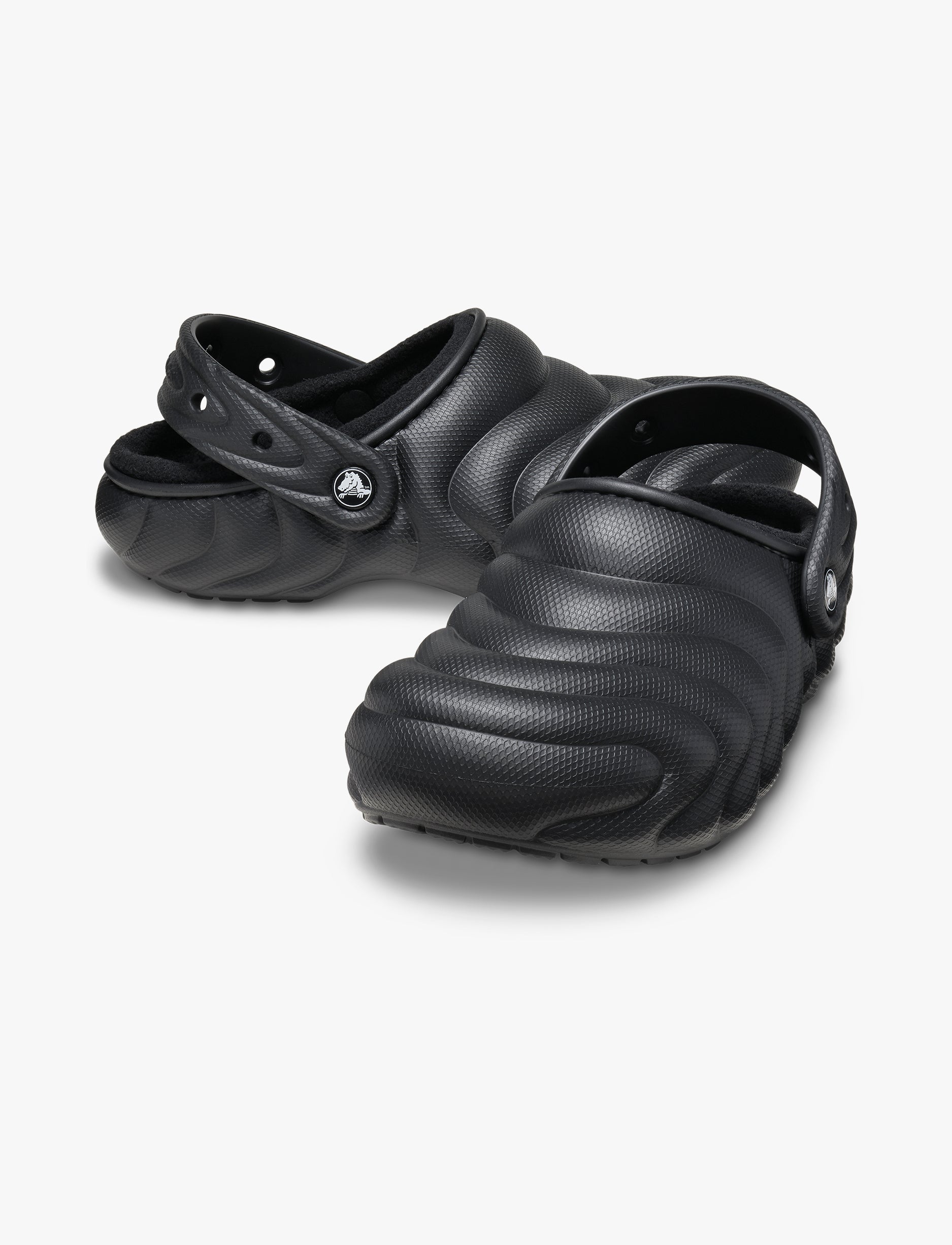 Crocs Classic Lined Overpuff Clog - כפכפים פרוותיים קרוקס