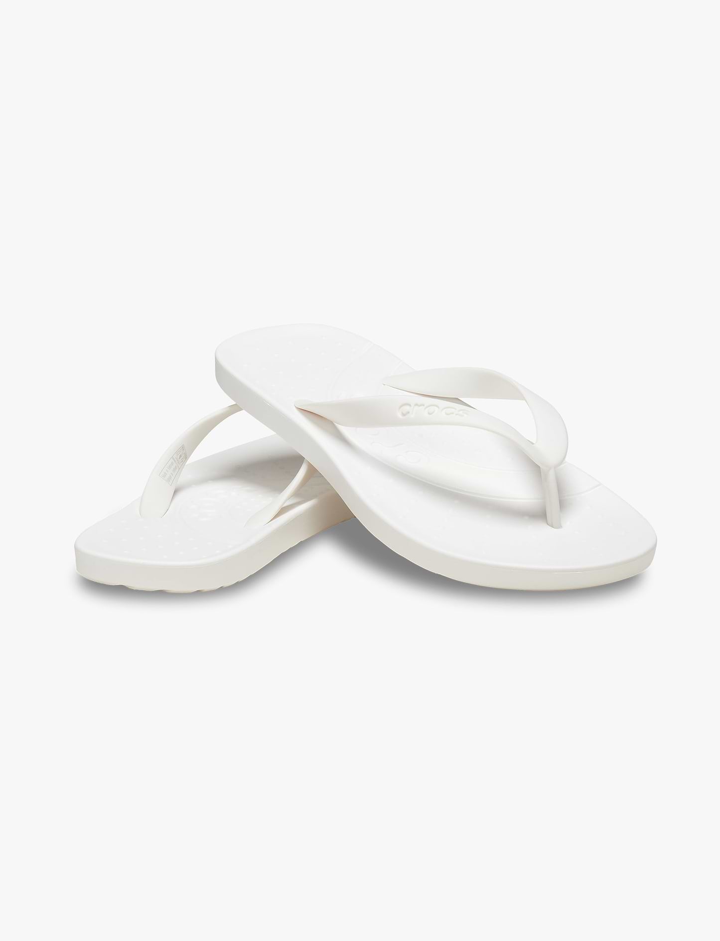 Crocs Flip - כפכפי אצבע קרוקס בצבע לבן