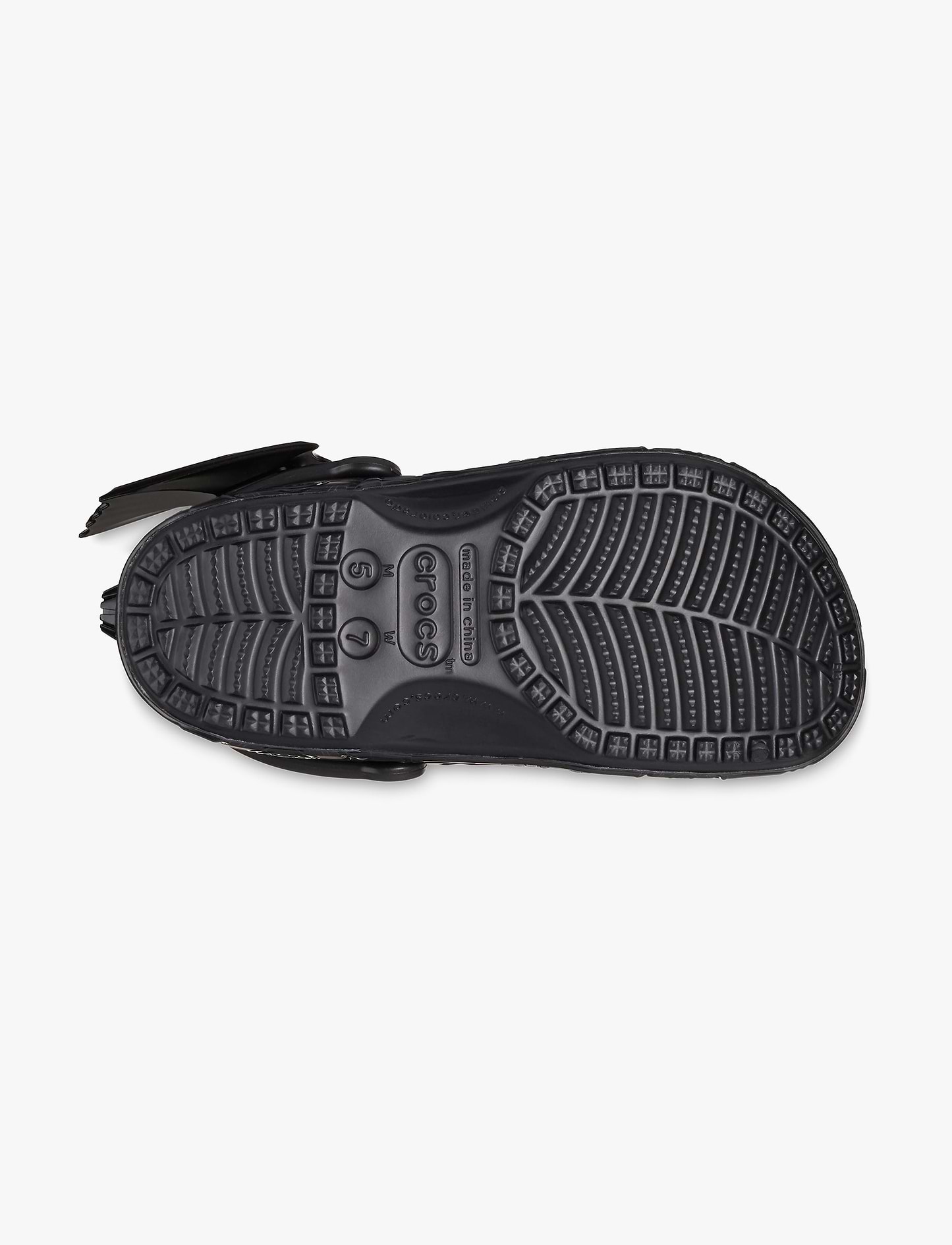 Crocs Batman Batmobile Classic Clog - כפכפי קרוקס באטמן בעיטור כנפי עטלף בצבע שחור