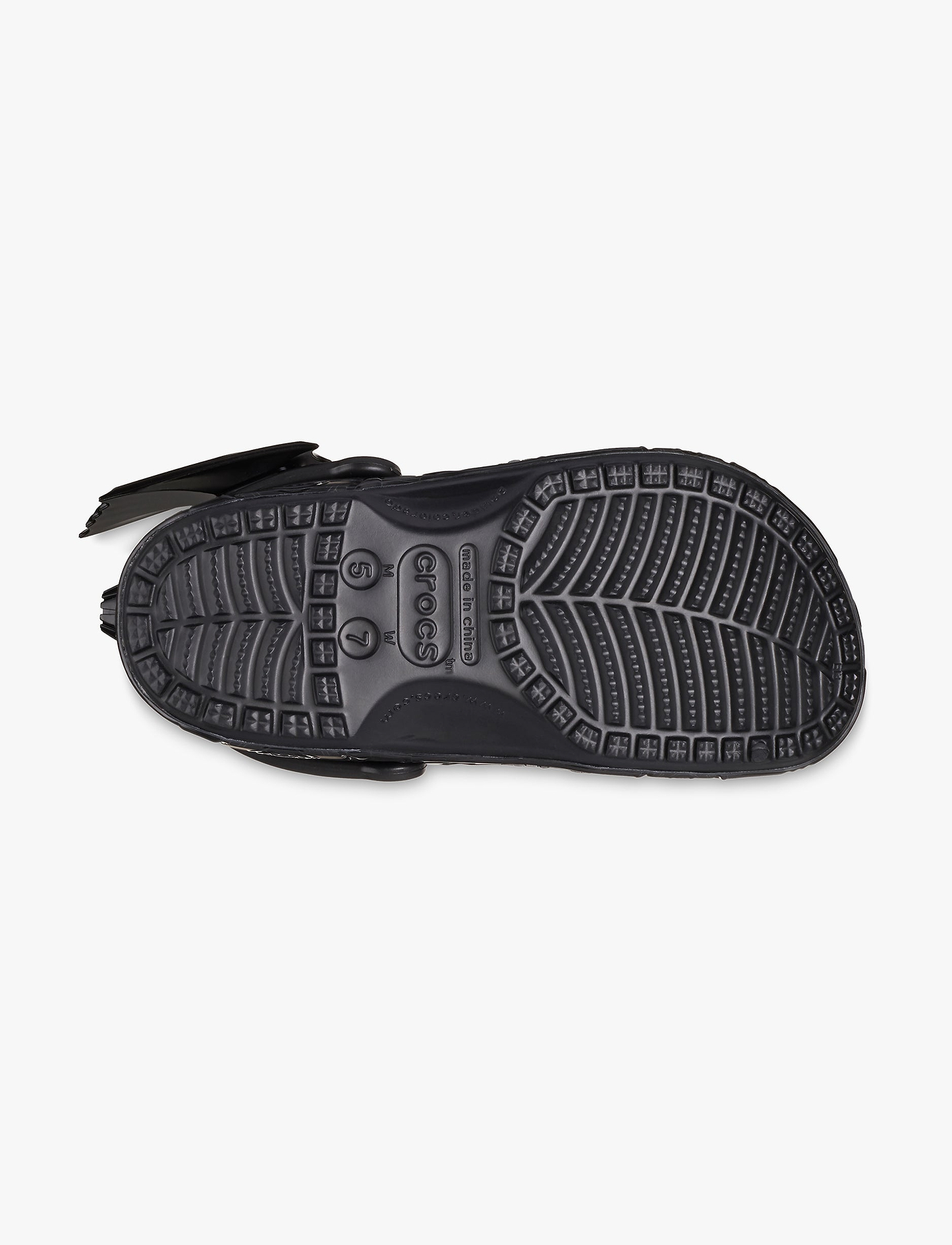 Crocs Batman Batmobile Classic Clog -  כפכפי קרוקס באטמן בעיטור כנפי עטלף בצבע שחור