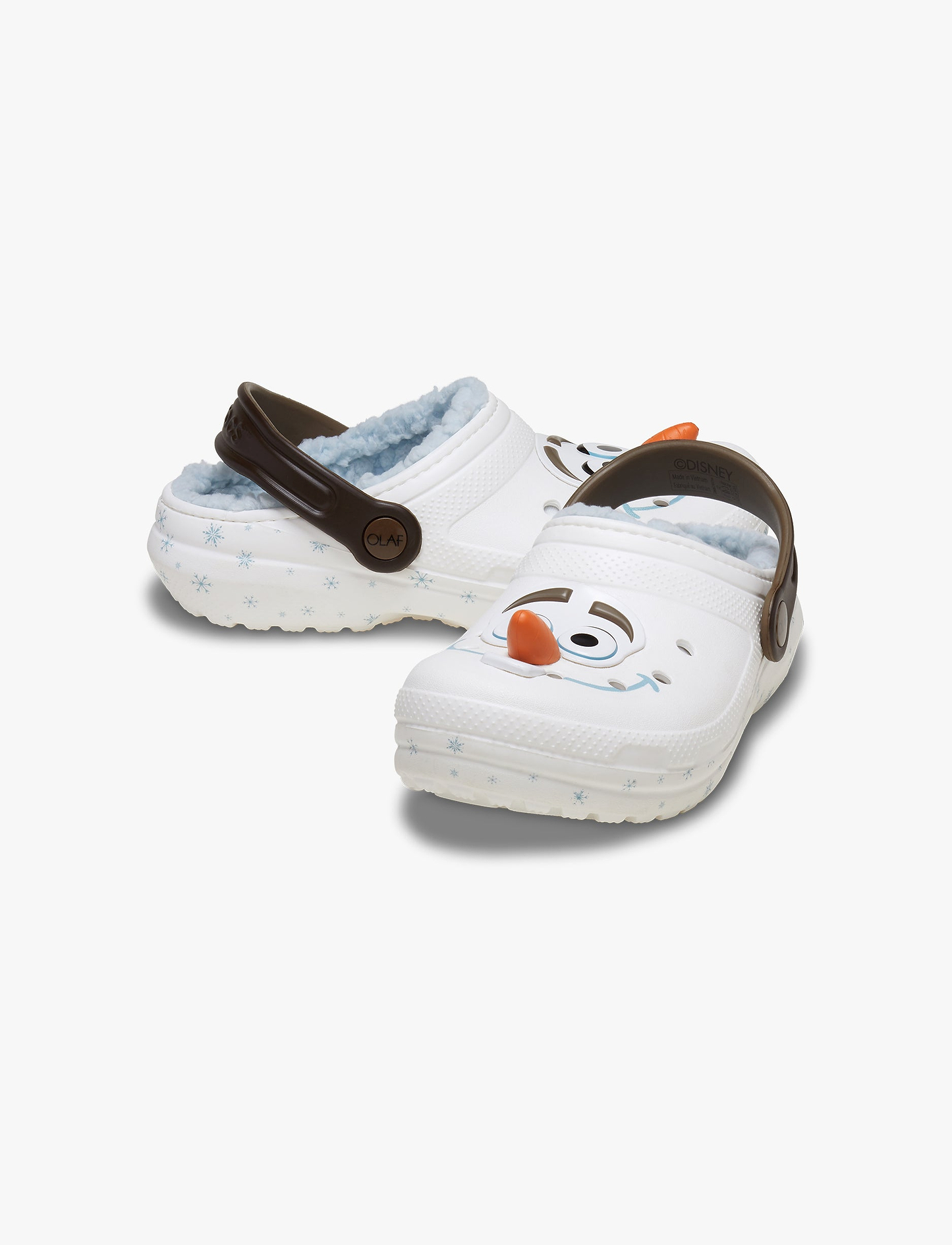 Crocs Toddlers' Disney Frozen Olaf Lined Classic Clog K -  כפכפים פרוותיים קרוקס פרוזן אולף לילדים