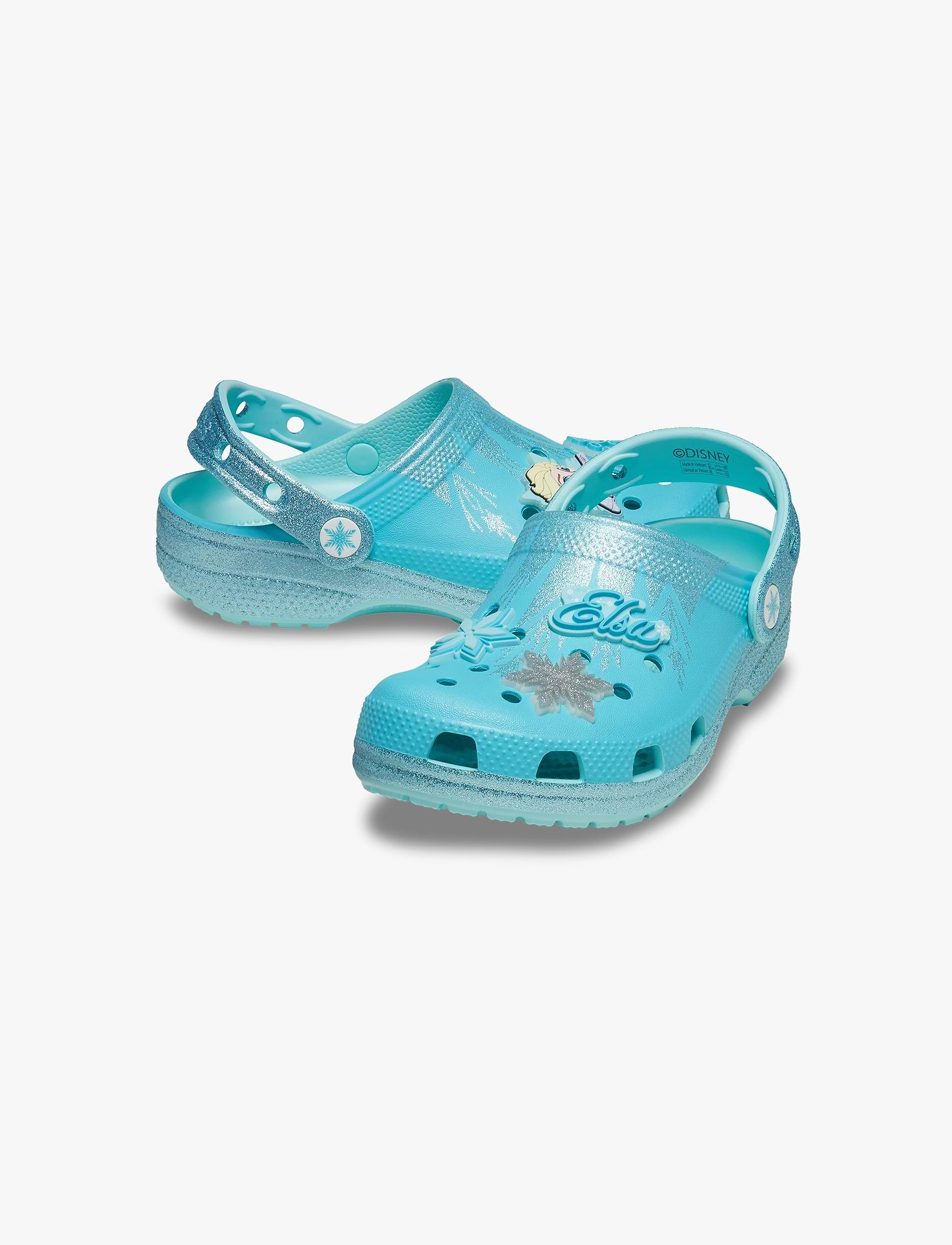 Crocs Elsa Classic Clog T - כפכפי קרוקס קלוג פרוזן אלזה לילדים בצבע כחול מידות קטנות