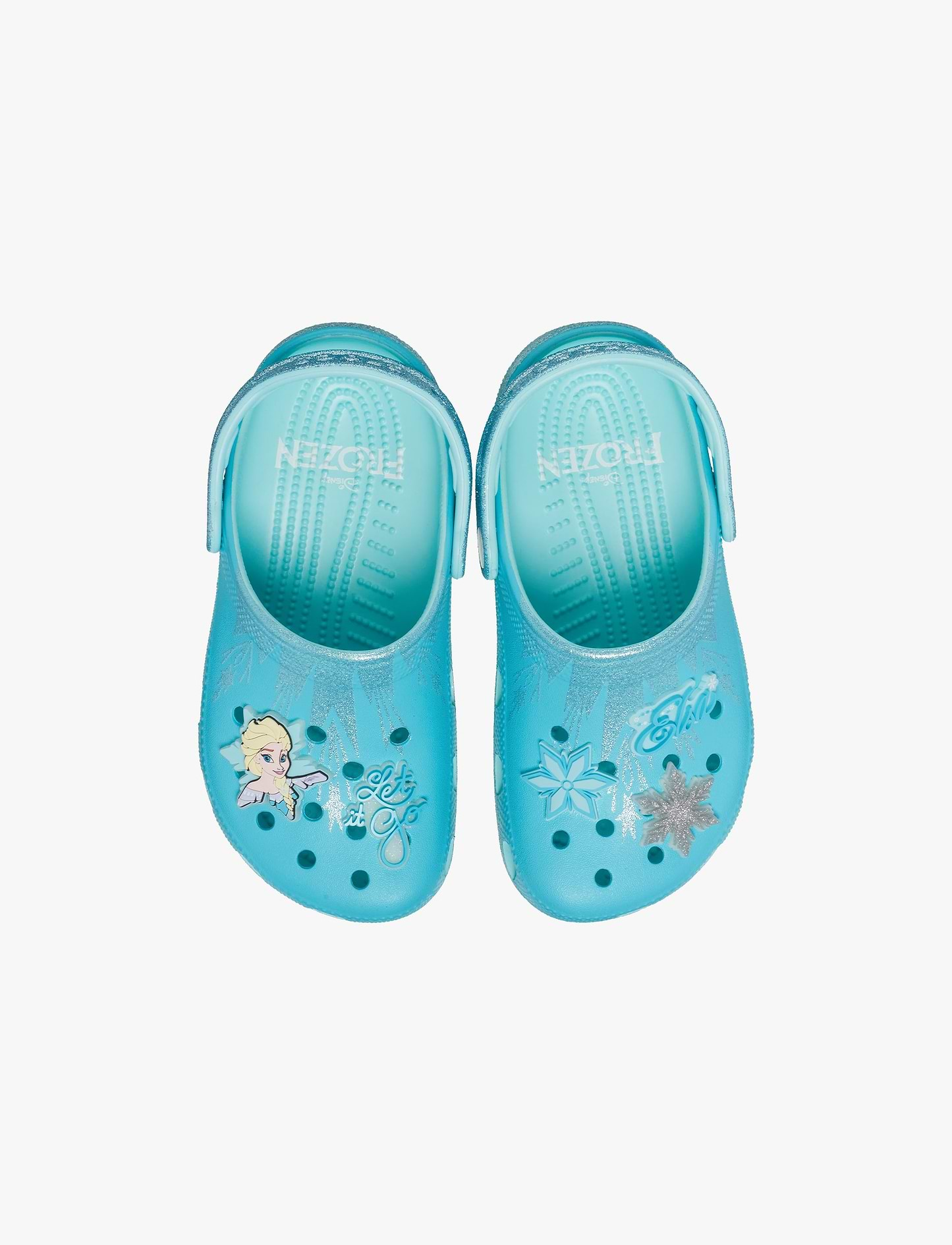 Crocs Elsa Classic Clog T - כפכפי קרוקס קלוג פרוזן אלזה לילדים בצבע כחול מידות קטנות