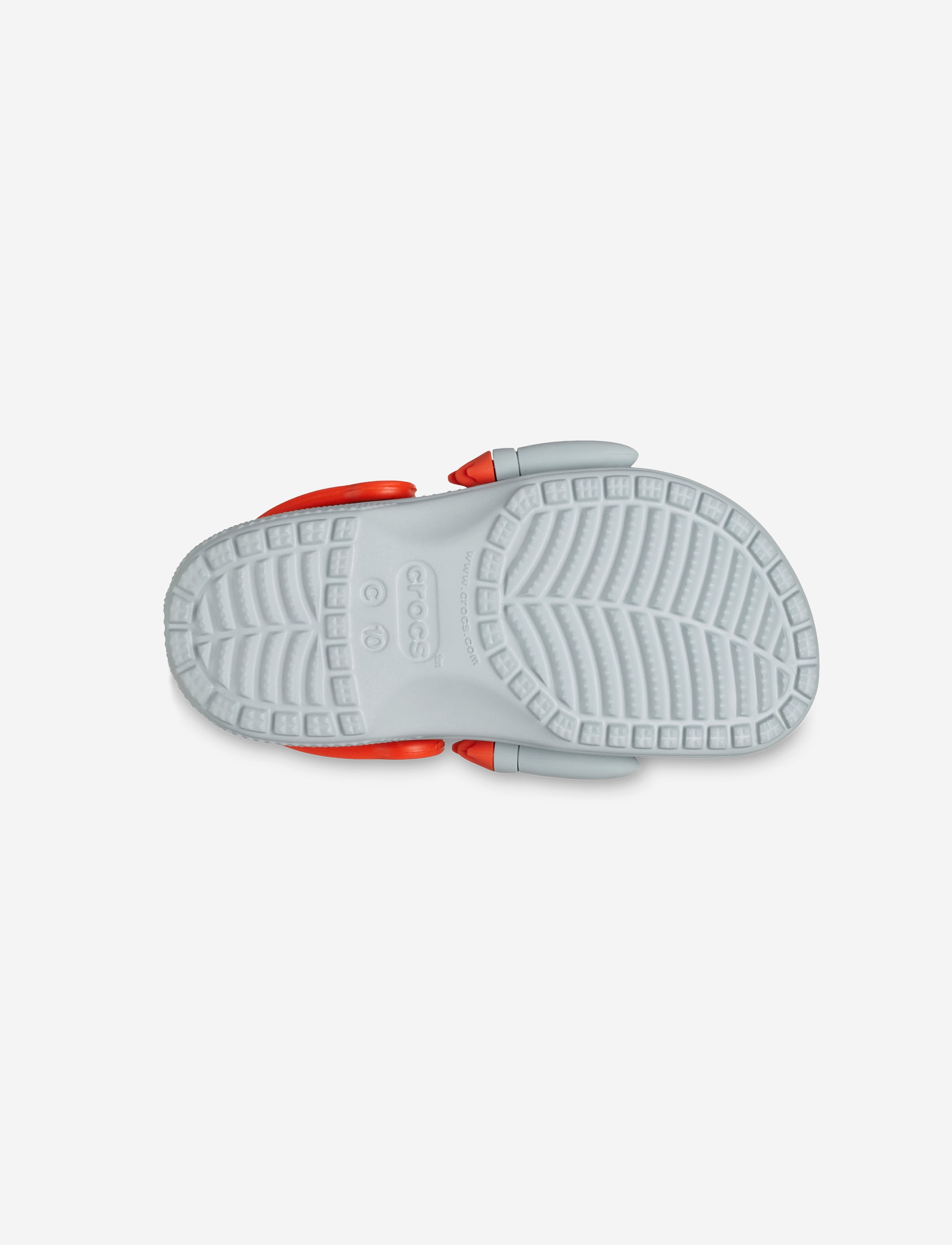 Crocs Classic Rocket Ship Clog T - כפכפי קרוקס קלוג לילדים בצבע אפור בעיצוב חללית