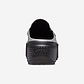 Crocs Stomp Metallic Loafer- כפכפי קרוקס מוקסין פלטפורמה לנשים בצבע שחור/כסף