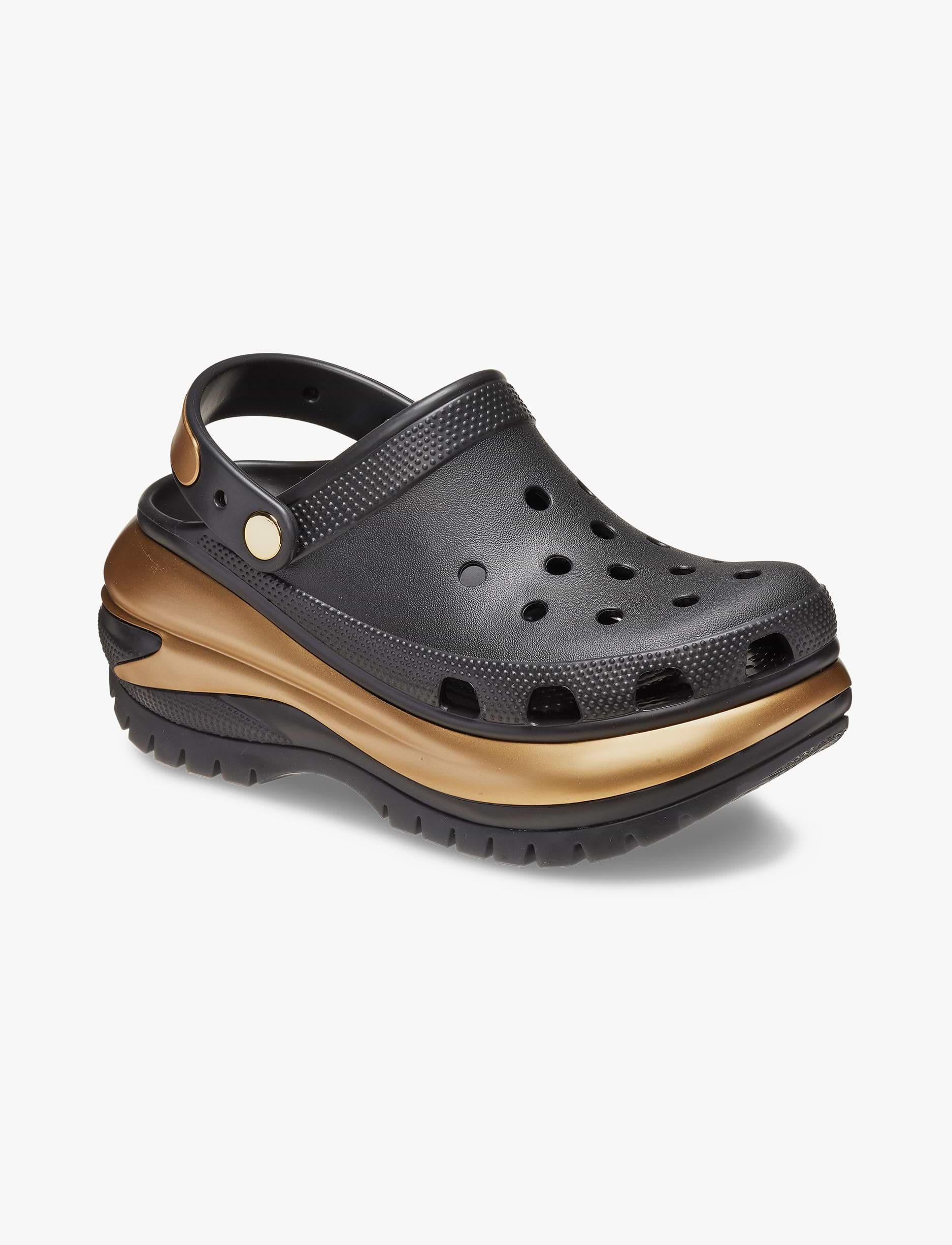 Crocs Mega Crush Metallic Clog - כפכפי קלוג קרוקס פלטפורמה מגה קראש מטאלי