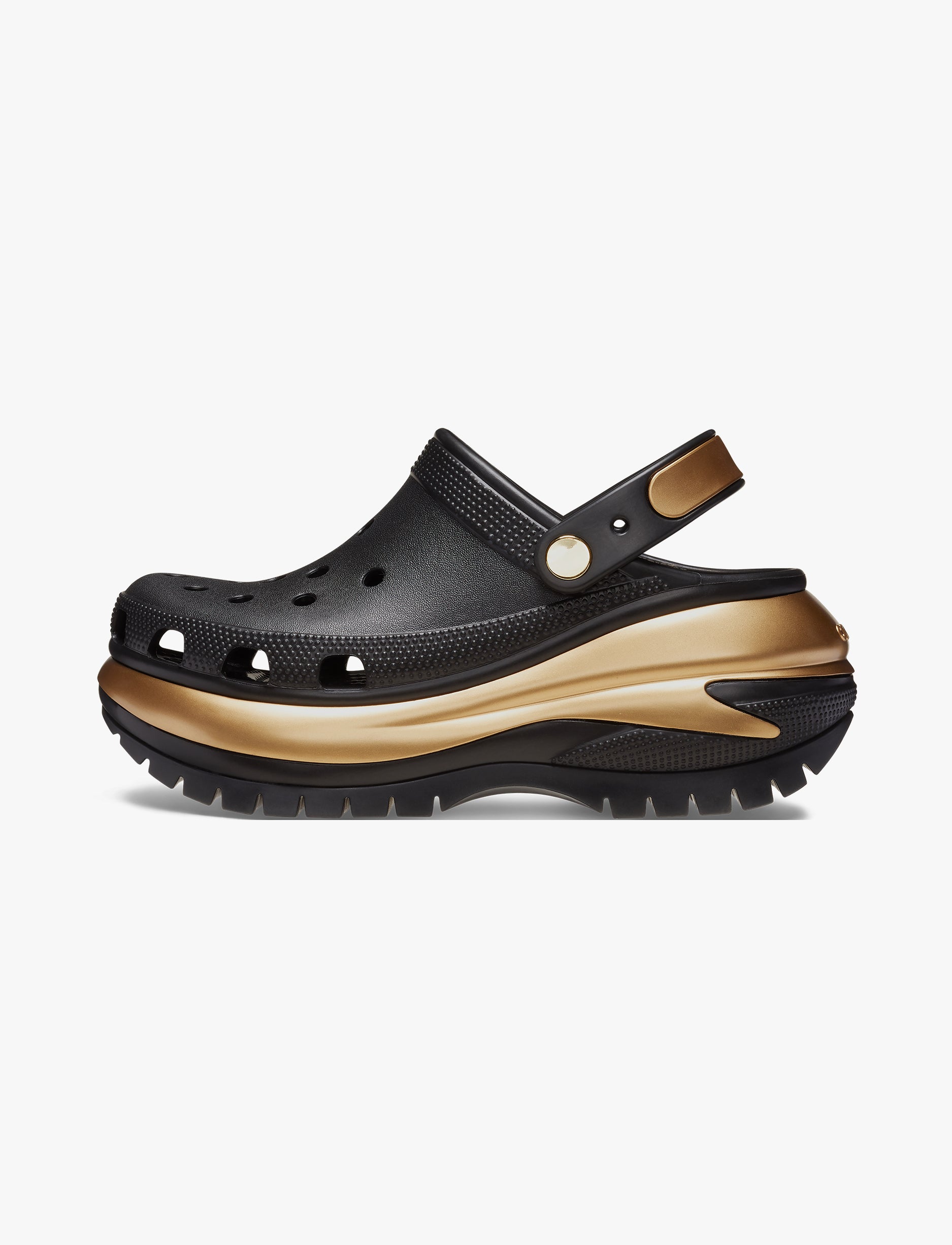 Crocs Mega Crush Metallic Clog - כפכפי קלוג קרוקס פלטפורמה מגה קראש מטאלי