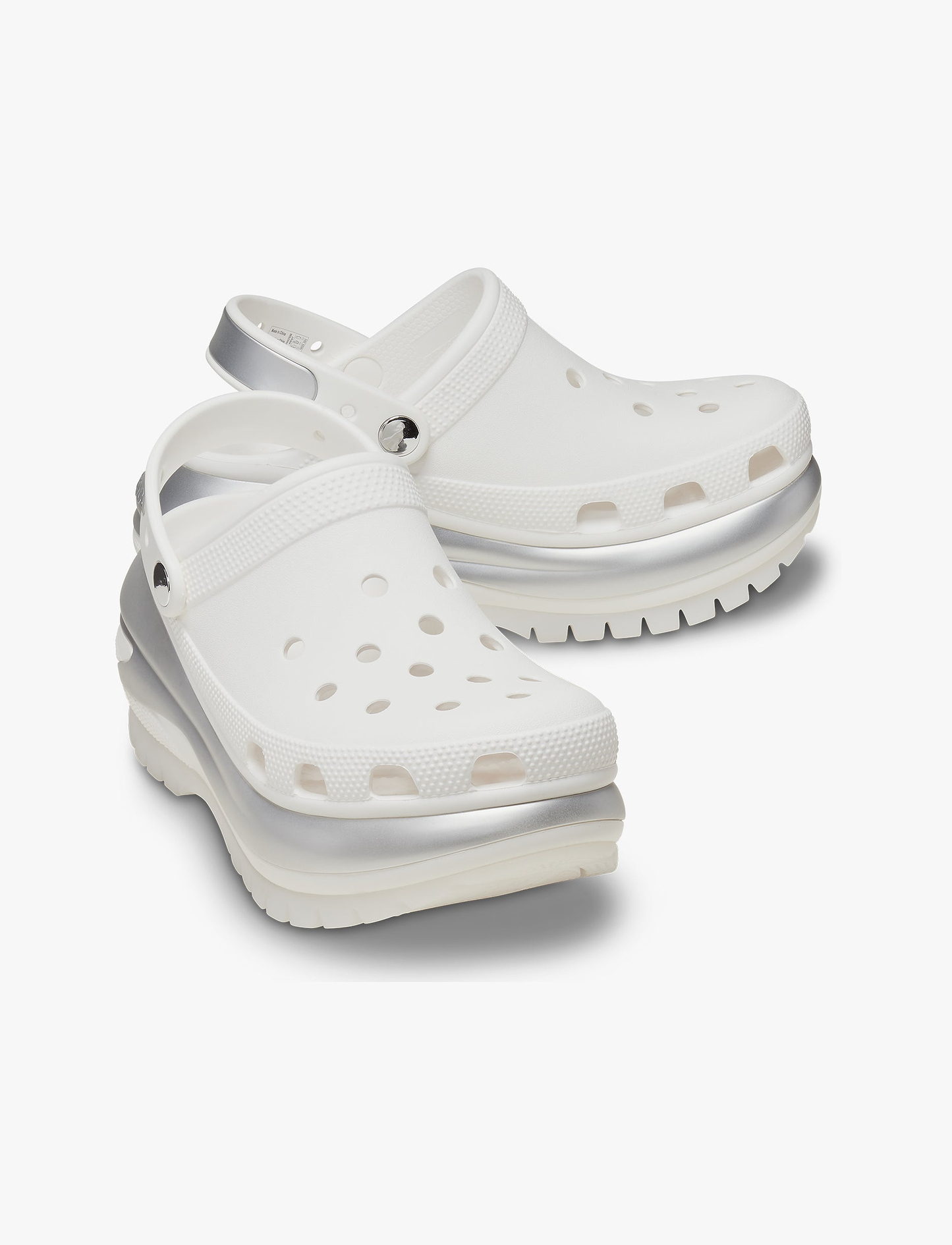 Crocs Mega Crush Metallic Clog - כפכפי קלוג קרוקס פלטפורמה מגה קראש מטאלי