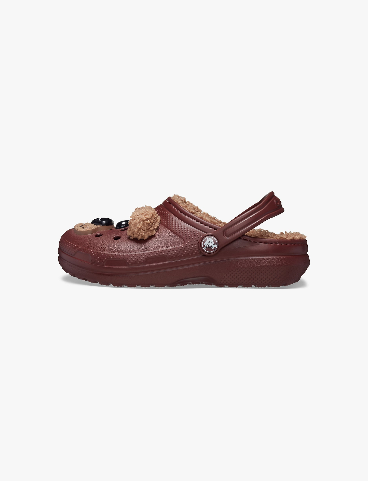 Crocs Classic Lined I AM Brown Bear Clog K - כפכפי קלוג קרוקס בעיצוב דוב לילדים בצבע חום