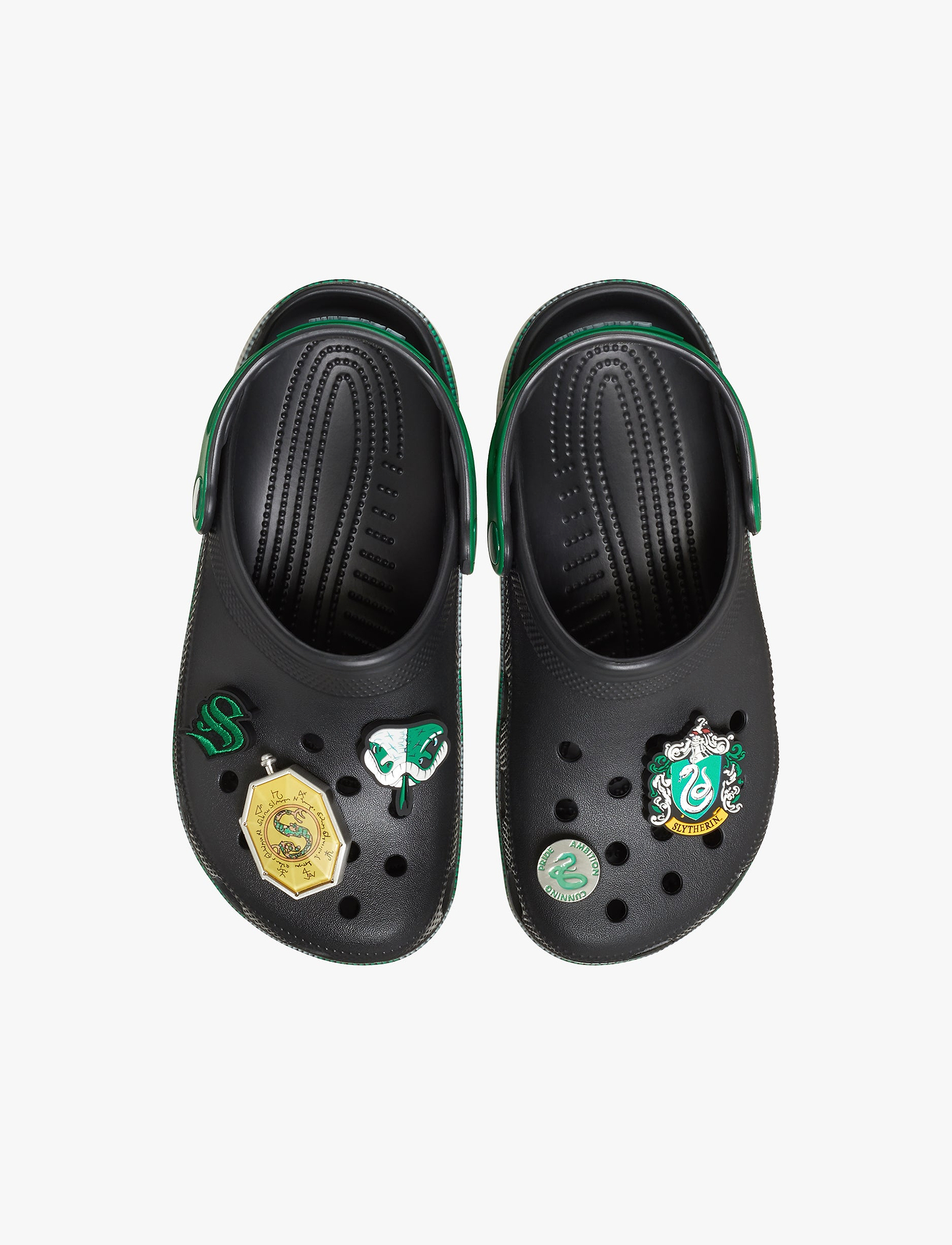 Crocs Harry Potter Slytherin Classic Clog  - כפכפי קרוקס קלוג הארי פוטר סלית'רין בצבע שחור/ירוק