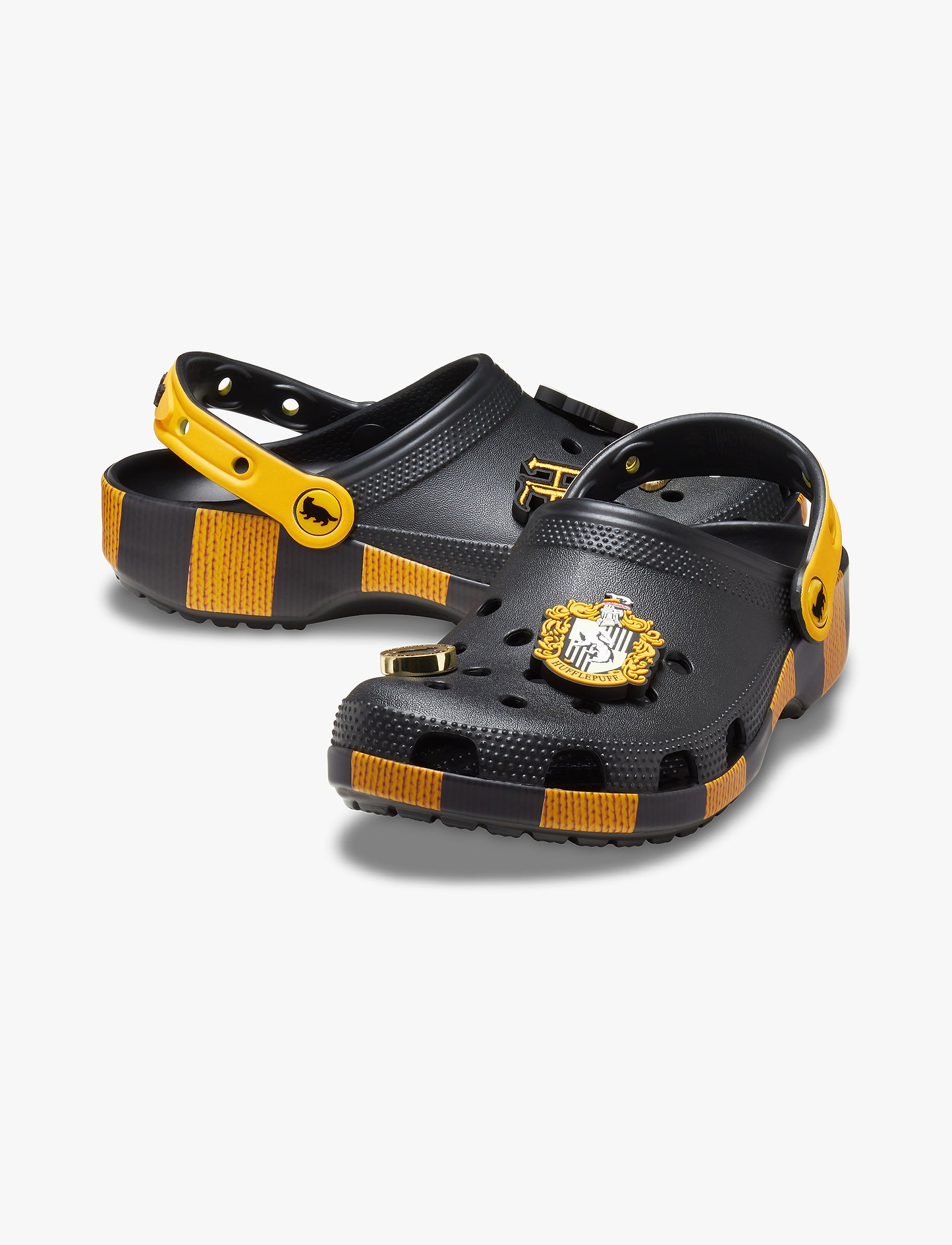 Crocs Harry Potter Hufflepuff Classic Clog  - כפכפי קרוקס קלוג הארי פוטר בצבע שחור/צהוב