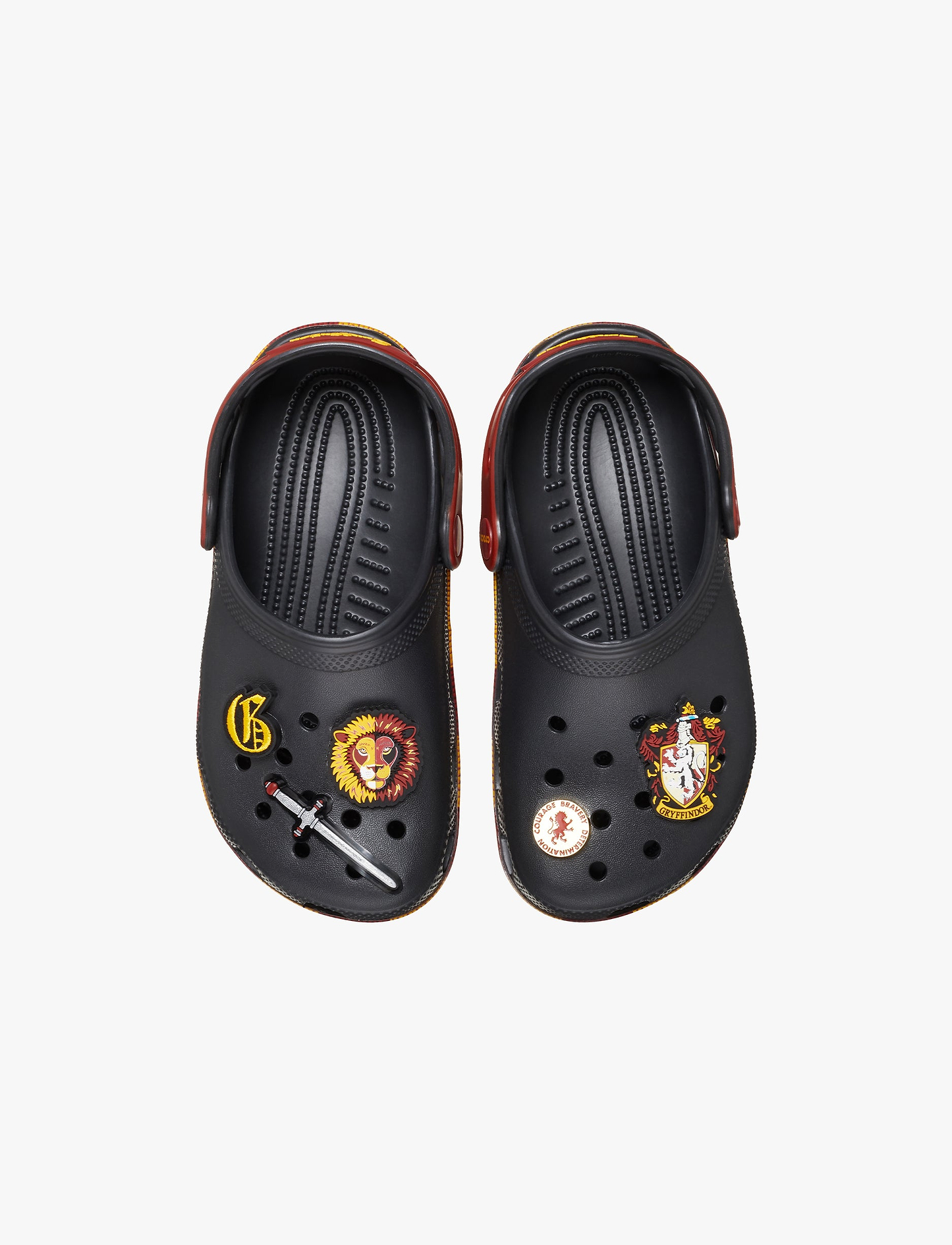 Crocs Harry Potter Gryffindor Classic Clog K  - כפכפי קרוקס קלוג הארי פוטר גריפינדור לילדים בצבע שחור/בורדו