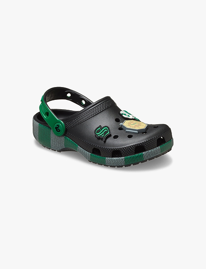 Crocs Harry Potter Slytherin Classic Clog K - כפכפי קרוקס קלוג הארי פוטר סלית'רין לילדים בצבע שחור/ירוק