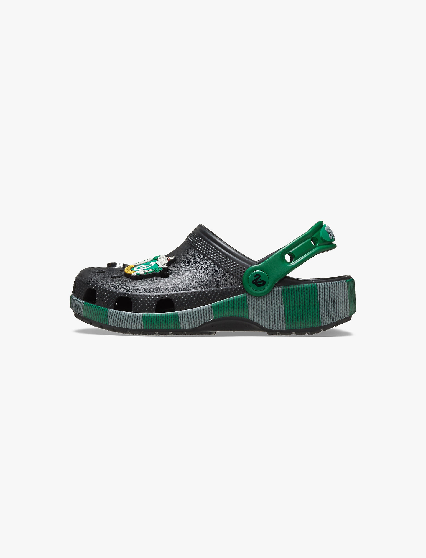 Crocs Harry Potter Slytherin Classic Clog K - כפכפי קרוקס קלוג הארי פוטר סלית'רין לילדים בצבע שחור/ירוק