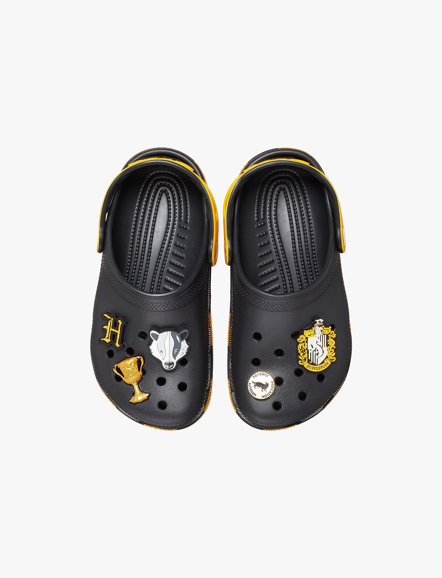 Crocs Harry Potter Hufflepuff Classic Clog K  - כפכפי קרוקס קלוג הארי פוטר לילדים בצבע שחור/צהוב