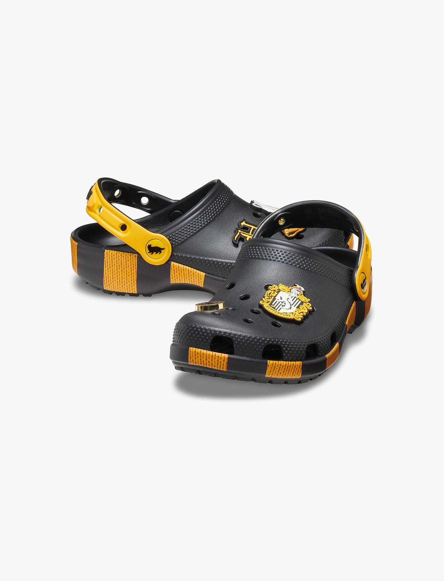 Crocs Harry Potter Hufflepuff Classic Clog K  - כפכפי קרוקס קלוג הארי פוטר לילדים בצבע שחור/צהוב