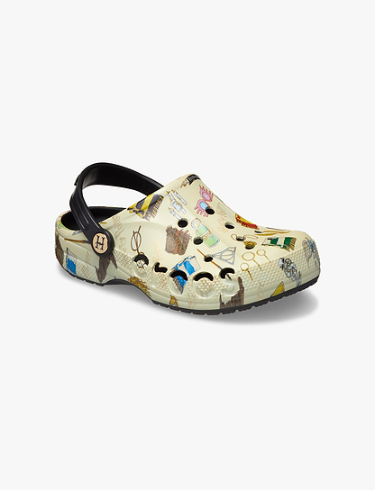 Crocs Harry Potter Baya Clog K  - כפכפי קרוקס קלוג לילדים הארי פוטר בצבע קרם