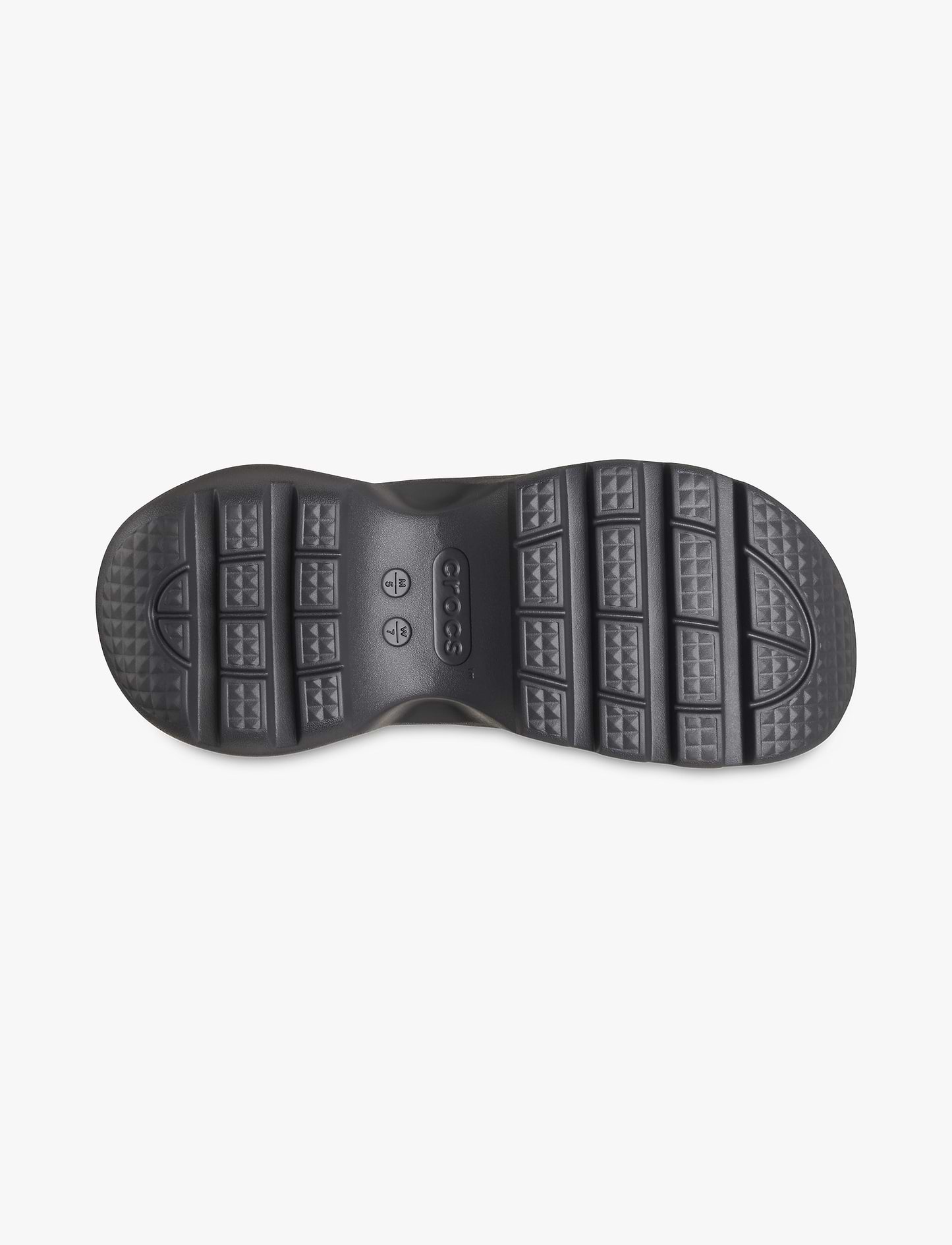 Crocs Hydra Clog - כפכפי קרוקס פלטפורמה לנשים בצבע שחור חול