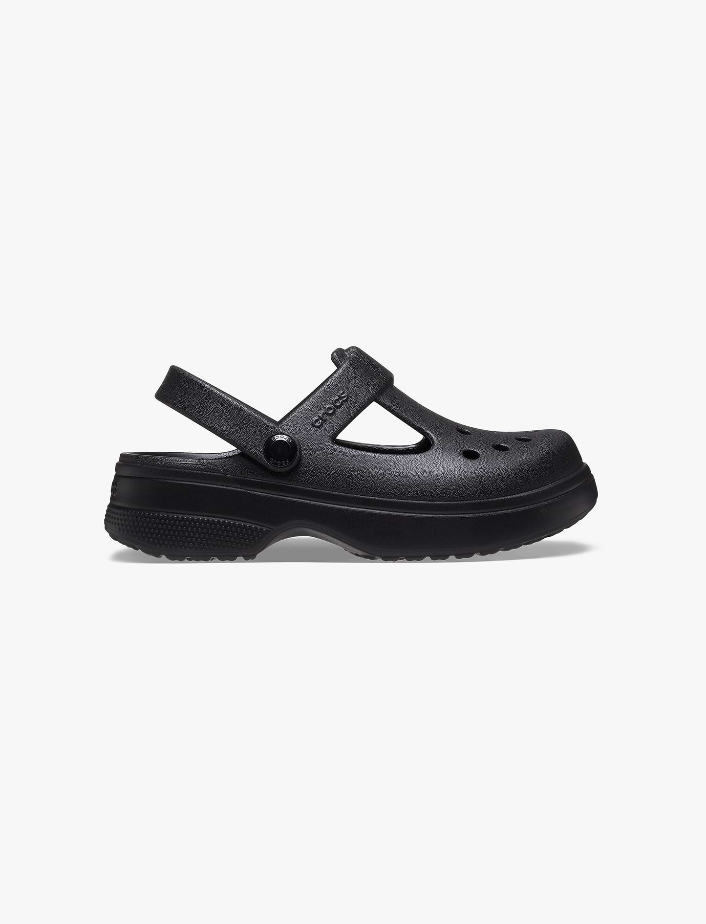 Crocs Classic Mary Jane Clog K - כפכפי קלוג קרוקס מרי ג'ין לבנות בצבע שחור