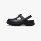 Crocs Classic Mary Jane Clog K - כפכפי קלוג קרוקס מרי ג'ין לבנות בצבע שחור